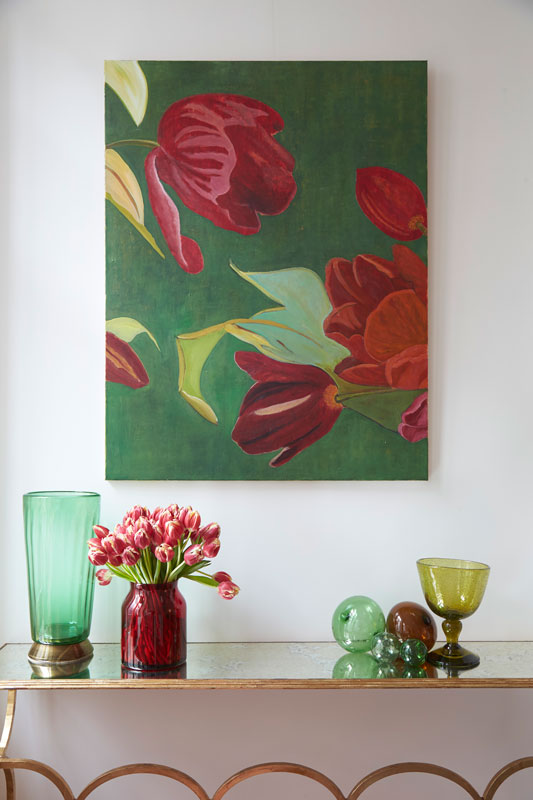 Bloemen schilderij