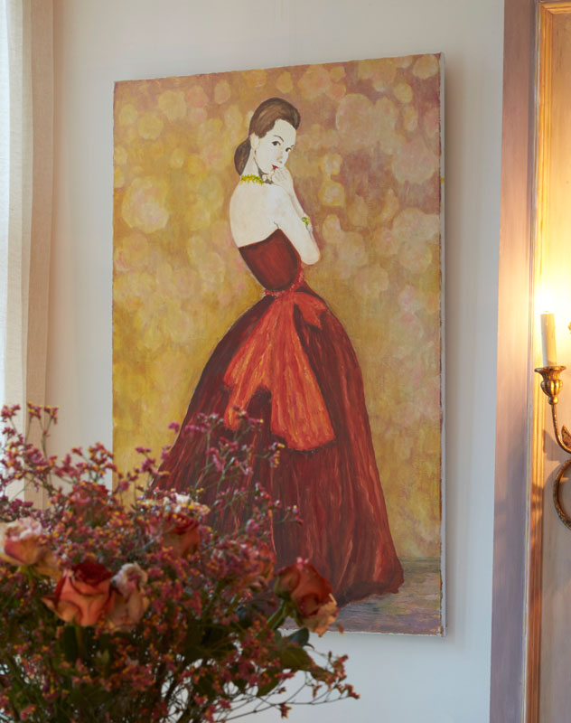 Bloemen schilderij