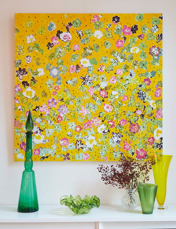 Bloemen schilderij