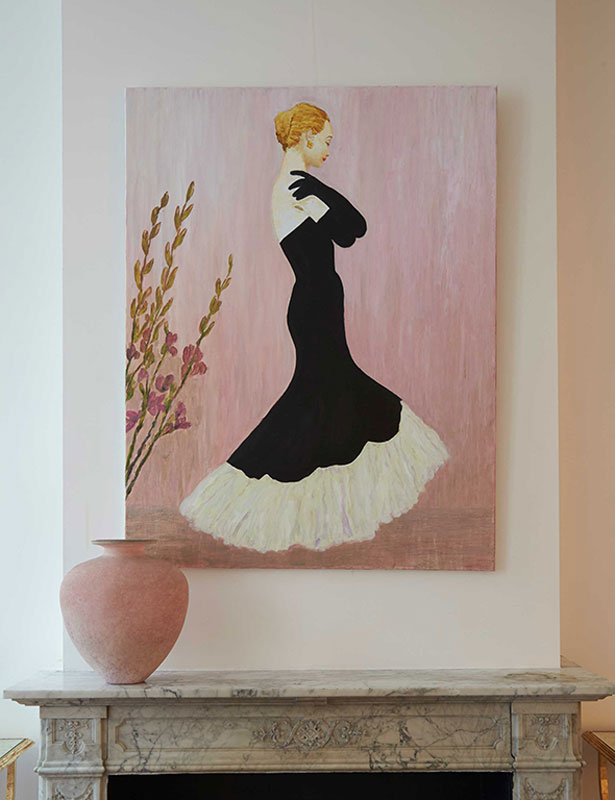 Bloemen schilderij